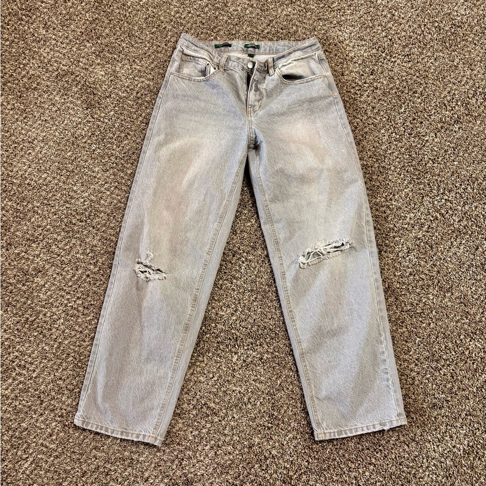 Wild Fable Light Gray Straight Leg Jeans